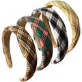 4Pcs Fluffy Makeup Headband Thick Hair Band for...