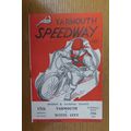 1952 YARMOUTH V WHITE CITY SPEEDWAY PROGRAMME