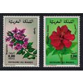 Morocco Bougainvillea Hibiscus Flowers 2v 1985 ...