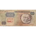 ANGOLA 1000 NOVO KWANZAS 11/11/1987