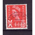 GREAT BRITAIN SCOTLAND 1969 SG S10 4d VERMILION...