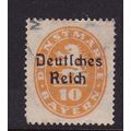 GERMANY BAVARIA 1920 OFFICIAL DEUTCHES REICH O/...