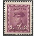 Canada 1942 SG378 3c Purple Mounted Mint . .. .