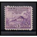 752 3c Washington's Hdqs Fine MNH Z1636