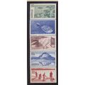 Sweden Stamps Scott #1166 To 1170, Mint Never H...