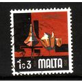 MALTA 1973 SG 491 1c 3 POTTERY FINE USED #6