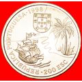 SHIP: PORTUGAL ★ 200 ESCUDOS 1497 1998 UNC MINT...