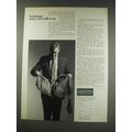 1991 Lands' End Attache Ad - Neil Bottger invites you to fill-er-up