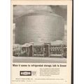 GRAVER TANK MFG COMPANY 1962 refrigerated stora...