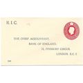 George VI Prepaid MINT envelope 2 1/2d to The C...