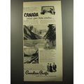 1953 Canadian Pacific Ad - Canada passes your train window