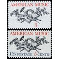 1252, Mint VF NH Blue Color Omitted ERROR 5¢ Am...