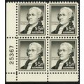 1053, Mint VF NH $5 Hamilton Plate Block * Stua...