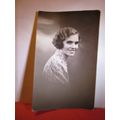 PRETTY YOUNG LADY antique portrait photograph p...