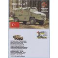 UKRAINE postcard Armed Forces BMC Kirpi Militar...