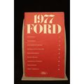 1977 Ford Cars Owner’s Manual 2nd Printing OEM ...