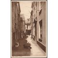 Quaint Street, Looe, Cornwall, 1939 - Photochro...