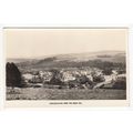 View from Holm Hill of Newcastleton Postcard RP Roxburghshire Scotland