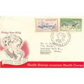 New Zealand Cover 1957 - SG 761-762 - Health St...