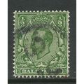 GB 1912 - 13 KGV 1/2d Green used stamp Wmk 103....