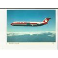 Aviation 296 DAN-AIR BAC 1-11-500 Postcard by S...