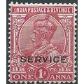 India 1912 O81 1a Carmine SERVICE Mounted Mint....