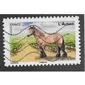 FRA 2013 (58c) 'HORSES - L' AUXOIS' FINE USED(E...