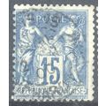 France 1876 - SG279 - 15c blue - Peace & Commer...
