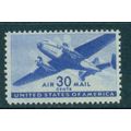C30 30c Transport Plane Fine MNH Q0694