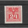 Austria.D898 24pf Red.Mounted Mint.Aug22