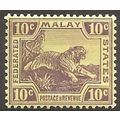 Federated Malay States 1931 SG67 10c Purple/Pal...