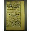 1915 Riz La Croix Cigarette Papers Ad - Enjoy t...