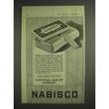 1917 Nabisco Sugar Wafers Ad