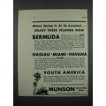 1931 Munson Steamship Lines Ad - Spring at Love...