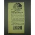 1931 Musterole Ointment Ad - Don't Let Sore Throat