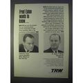 1966 TRW Inc. Ad - Fred Eaton Wants To Know