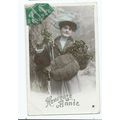 greetings postcard glamour heureuse annee new y...