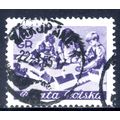 POLAND 1953, Child Education and School, Blue-V...
