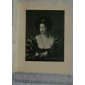 1902 illustration: Portrait of a Lady by Cavazz...