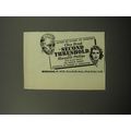 1951 Second Threshold Play Ad - Alfred de Liagre, Jr. presents Clive Brook