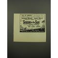 1951 Season in the Sun Play Ad - Full of laughter - John Chapman, News