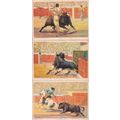 Spanish Bullfight Bullfiighting 3x Old Painting...