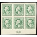 531, Mint NH Superb 1¢ Plate Block of Six Stamp...