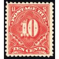 J65, Mint VF NH 10¢ Postage Due Stamp - Stuart ...