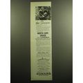 1958 Cunard North Cape Cruise Ad - This summer