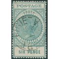 South Australia 1906 6d blue-green Perf 12 SG30...