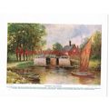 Coltishall Lock, Norfolk, England, Book Illustr...