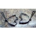 New Set of 2 Stainless Steel Novelty Cooking Ring
