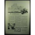 1930 Southern Pacific Railroad Ad - To California