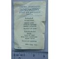 1961 menu Central Sporthotel Edelweiss Zurs am ...